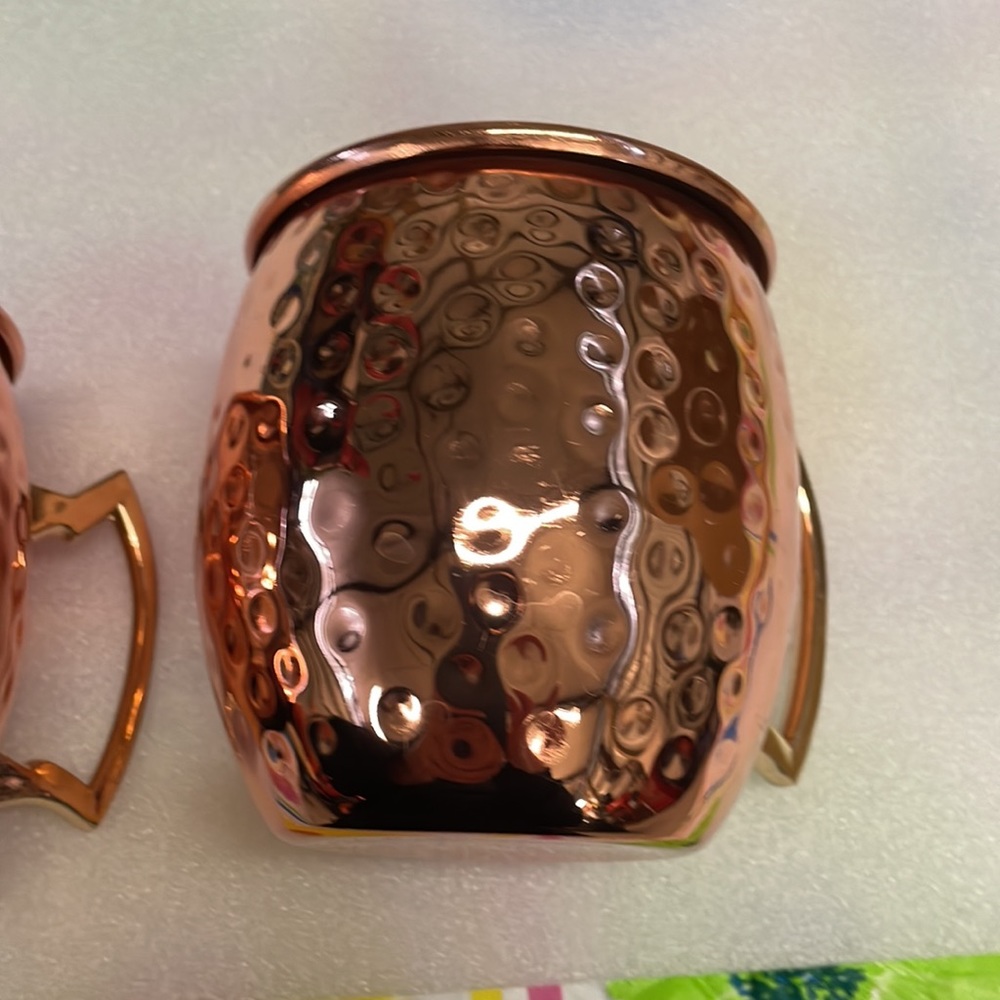 2 Copper drinking cups - Picture 5 of 7